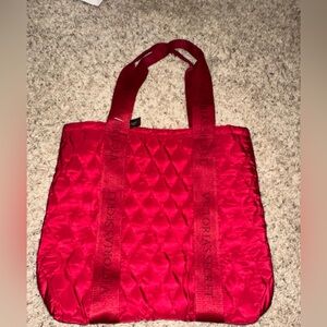 Victoria's Secret Red Quilted Tote Bag Valentine’s Day ❤️